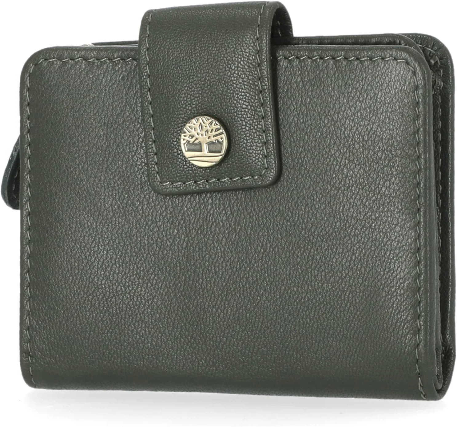 کیف پول چرمی کوچک زنانه Timberland مدل RFID Small Indexer Billfold، برگ انگور، سایز One Size US