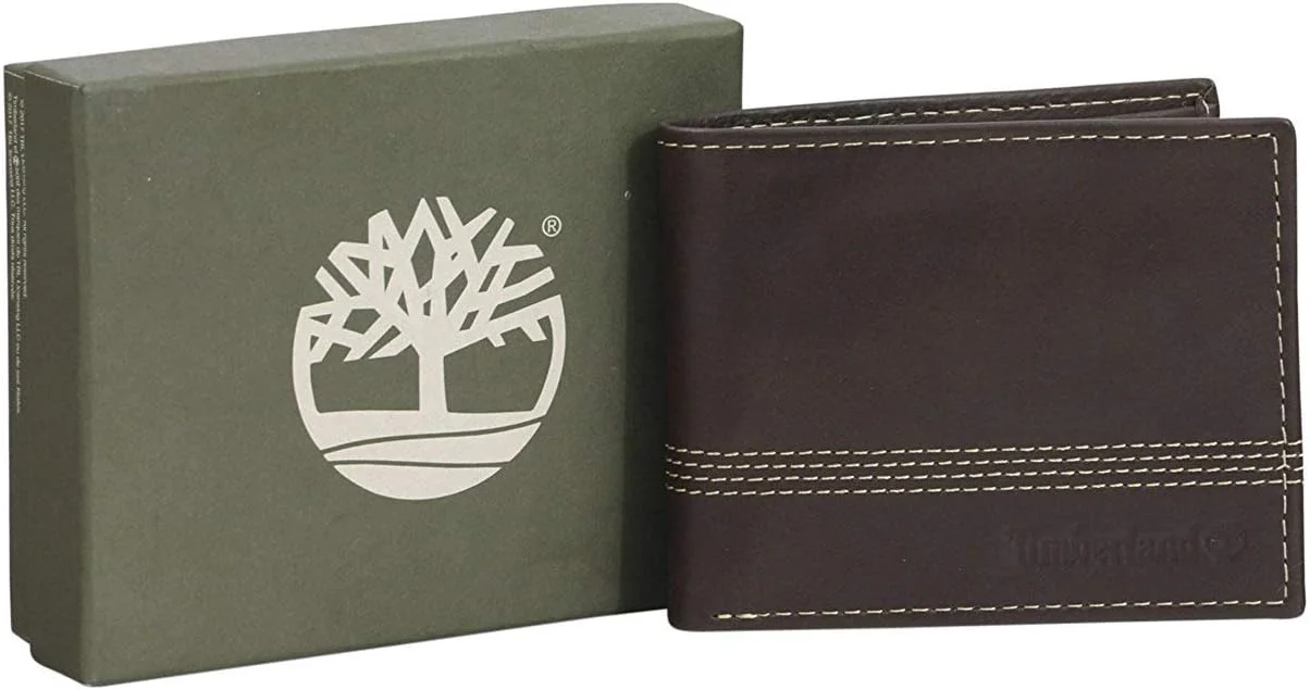 کیف پول مردانه Timberland مدل Cloudy Quad Billfold