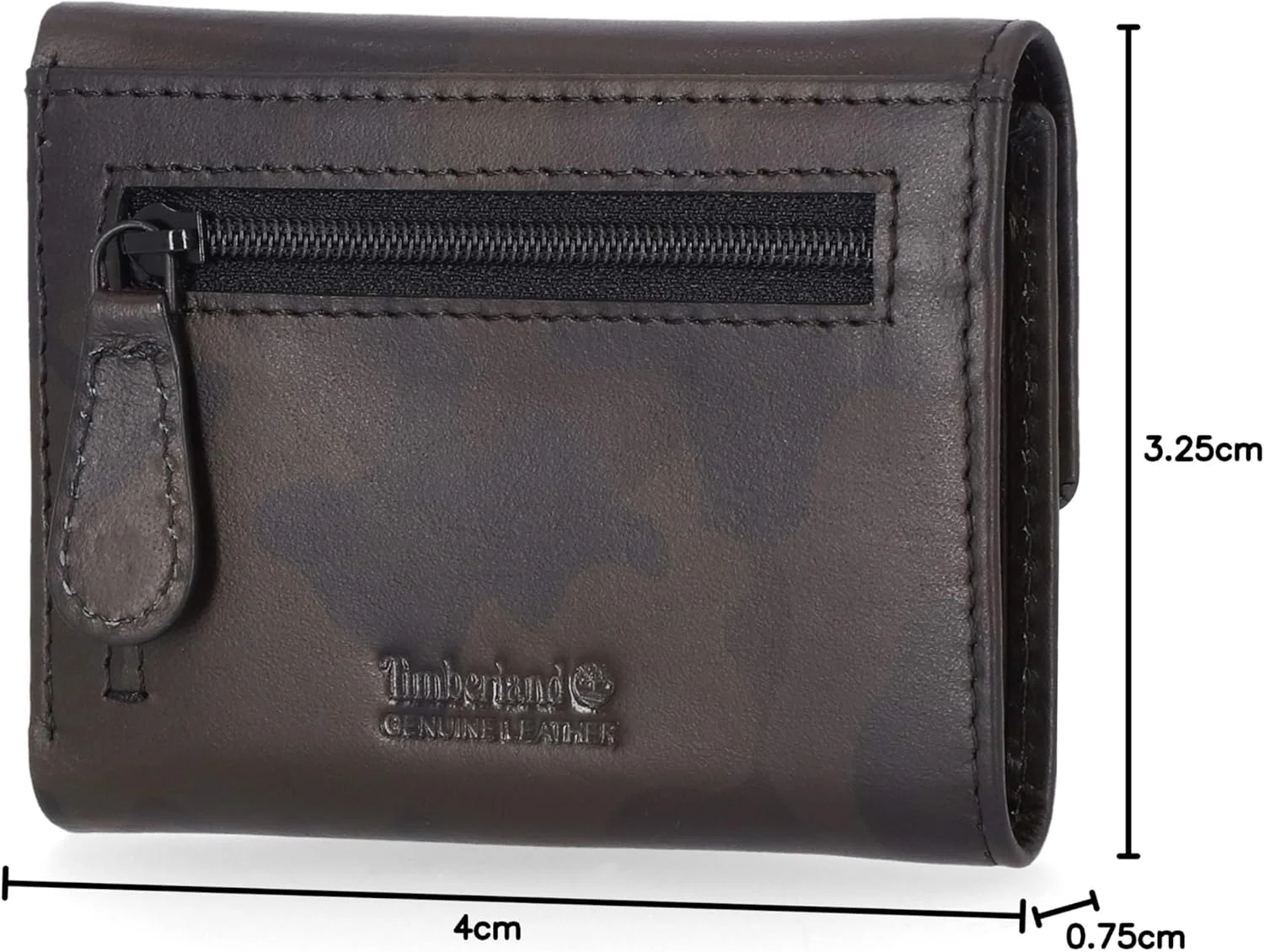 کیف پول چرمی زنانه Timberland مدل Rfid Small Indexer Snap Billfold، طرح Camo، سایز One Size