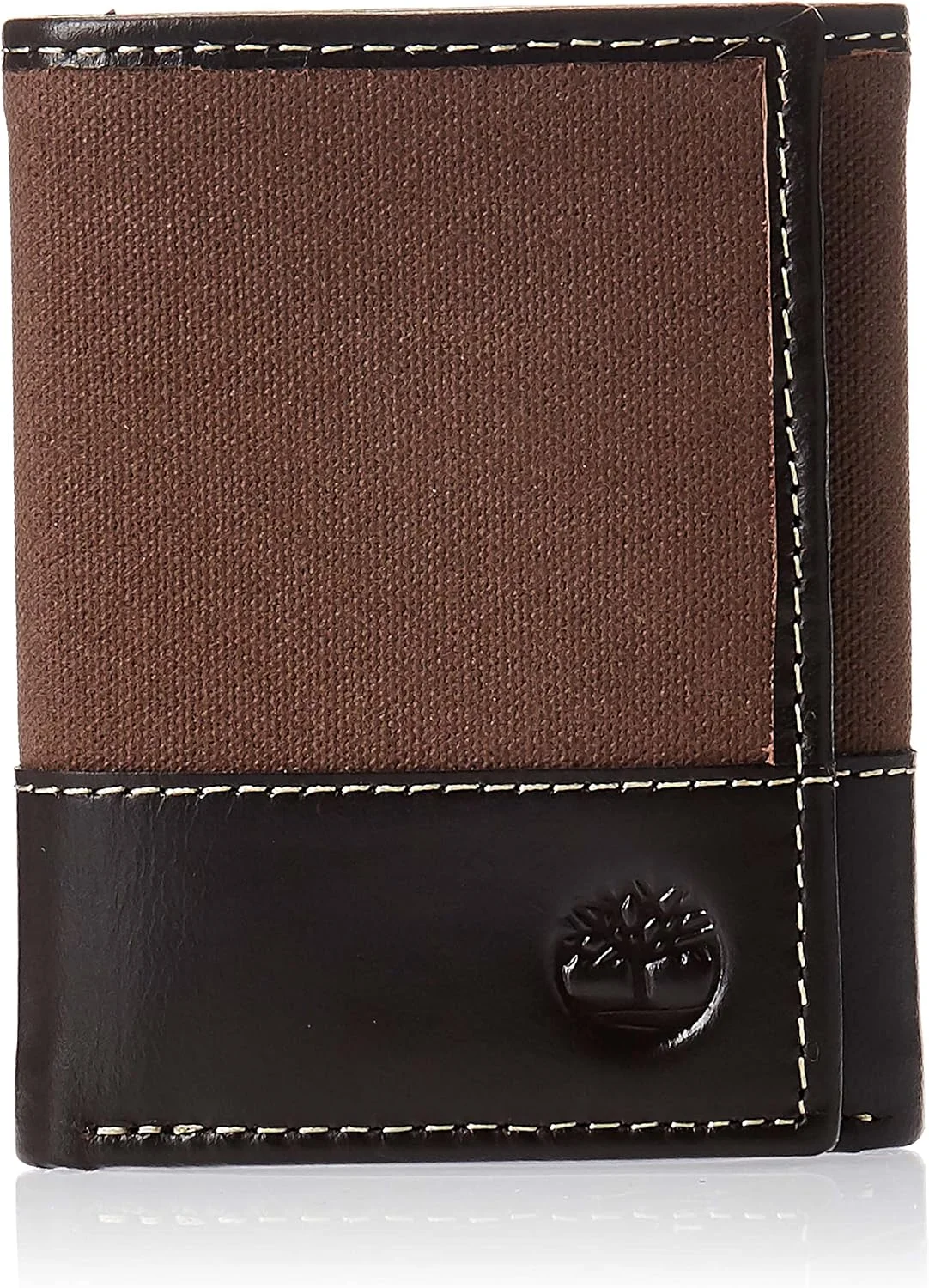 کیف پول سه لتی مردانه برزنتی و چرمی Timberland