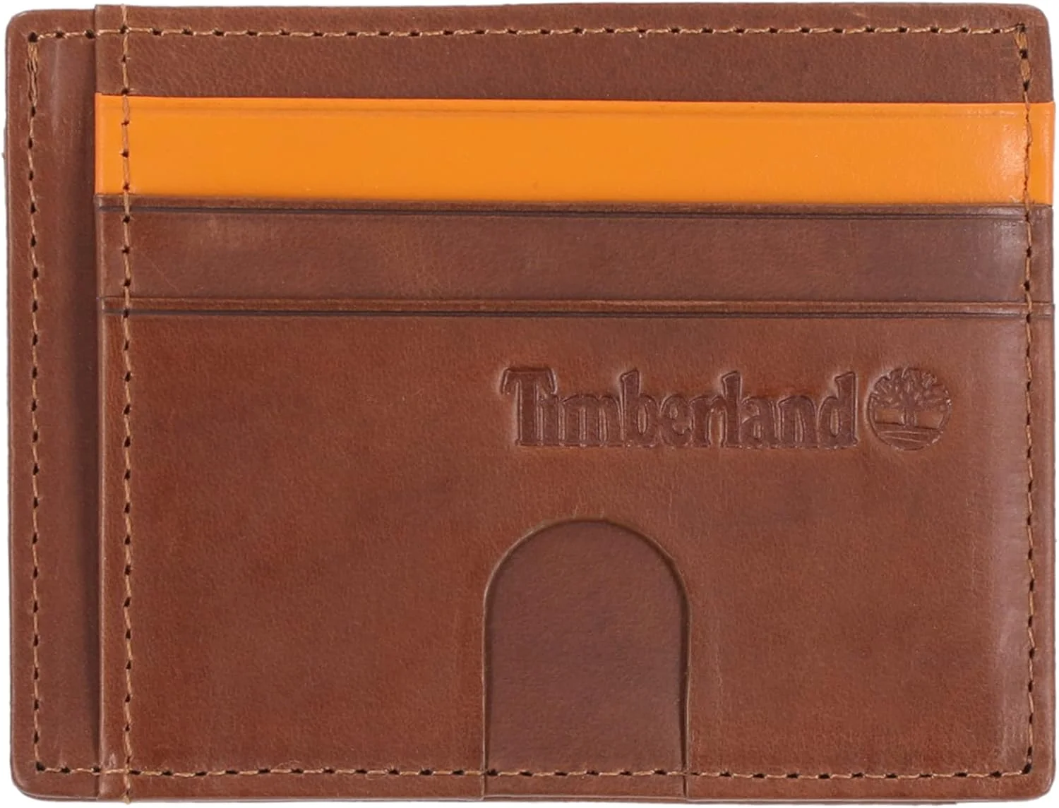 کیف پول جاکارتی چرمی باریک مردانه Timberland، عسلی (جاکارتی Altroz)، سایز One Size