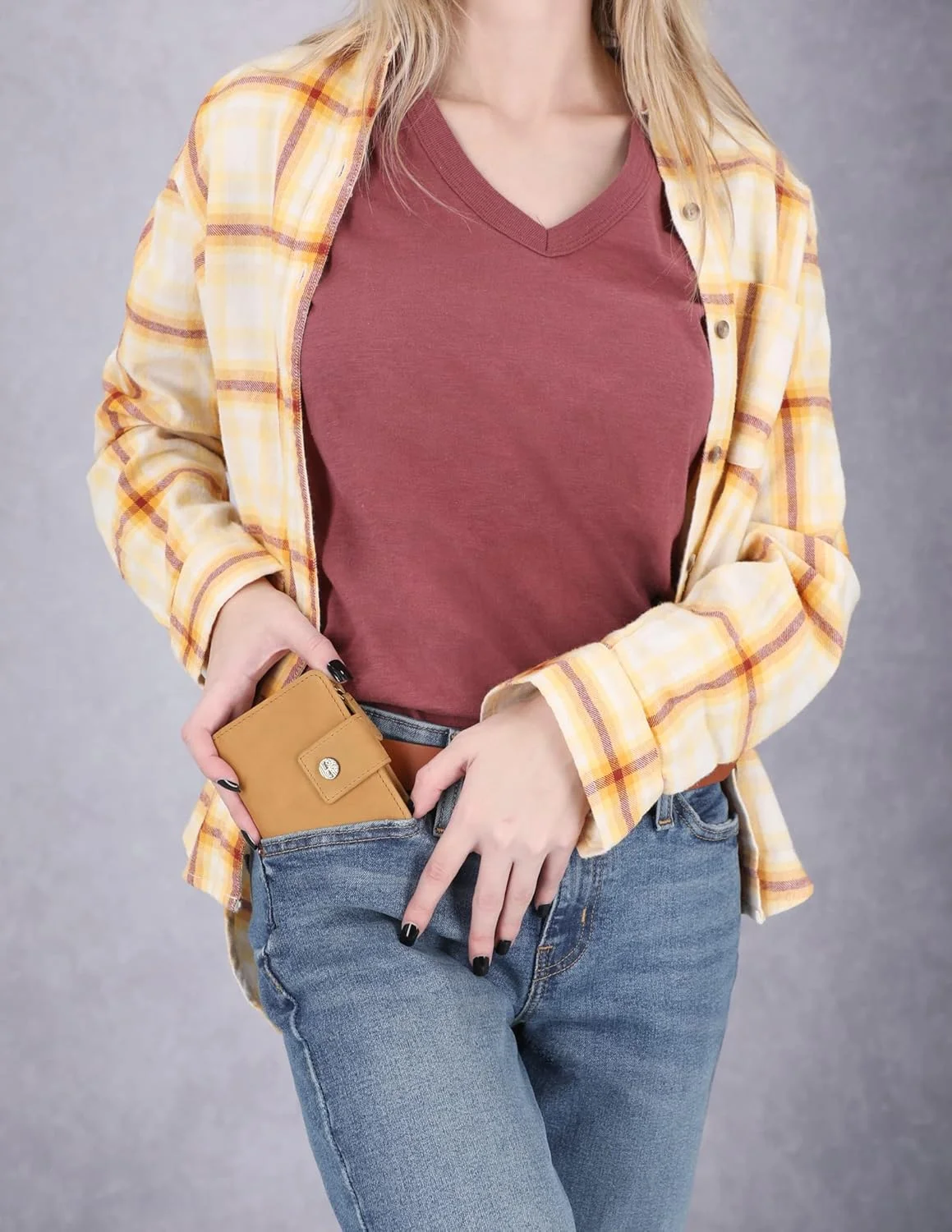 کیف پول چرم مردانه Timberland با محافظ RFID