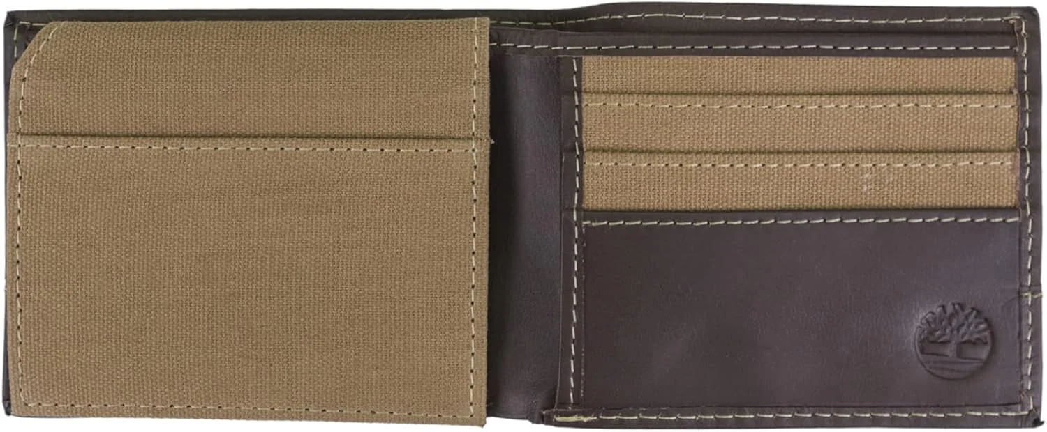 کیف پول مردانه Timberland مدل Baseline Canvas Passcase کیف پول مردانه Timberland مدل Baseline Canvas Passcase