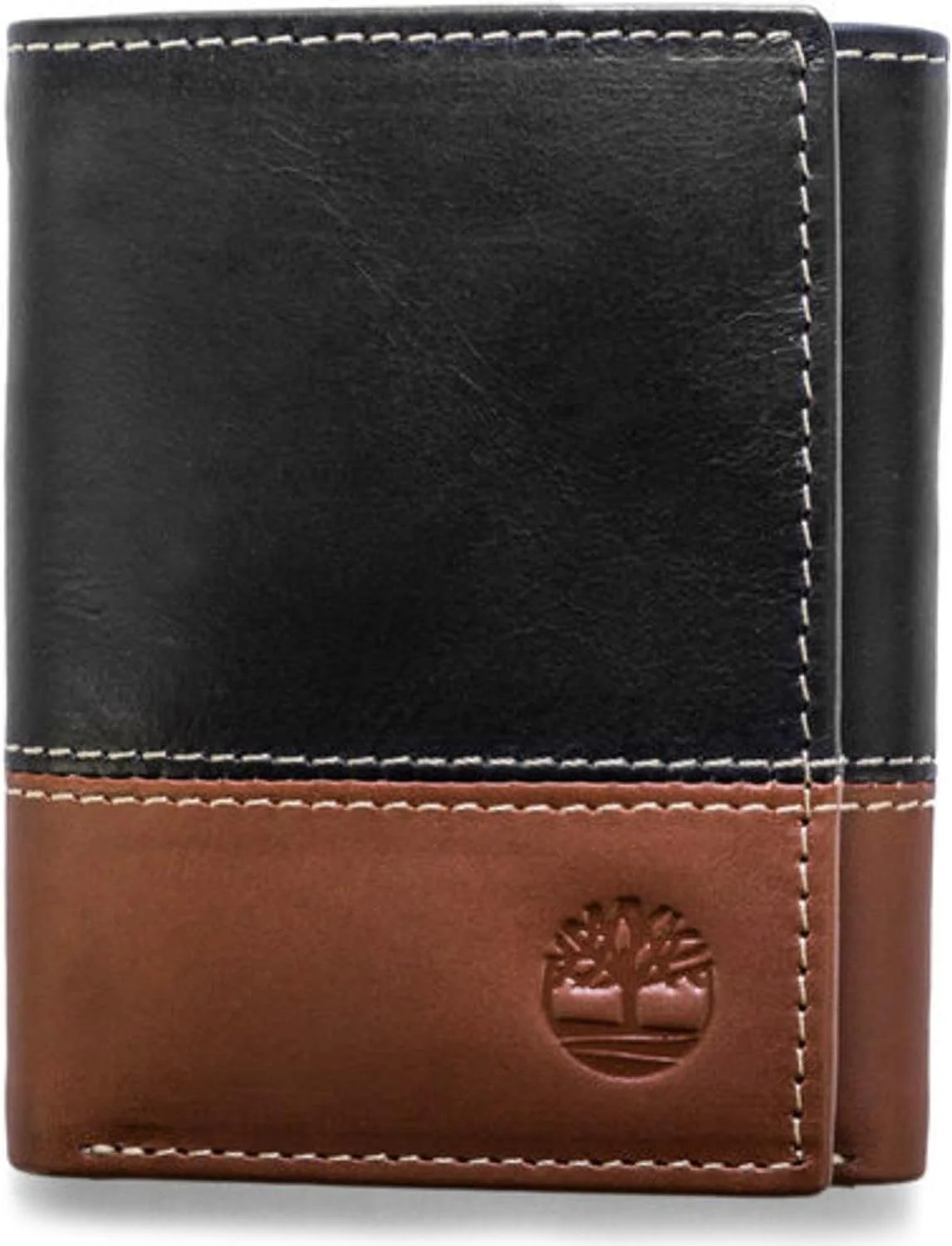کیف پول سه لت چرمی مردانه Timberland با جای کارت شناسایی