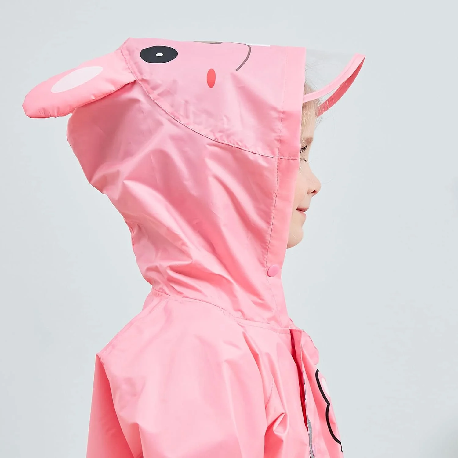 کاپشن بارانی ضد آب کودکانه، کت و شلوار ضد آب پسرانه و دخترانه با کلاه، پانچو حیوانات ضد آب یک تکه بارانی برای کودکان شنل بازتابنده لباس های یونیسکس