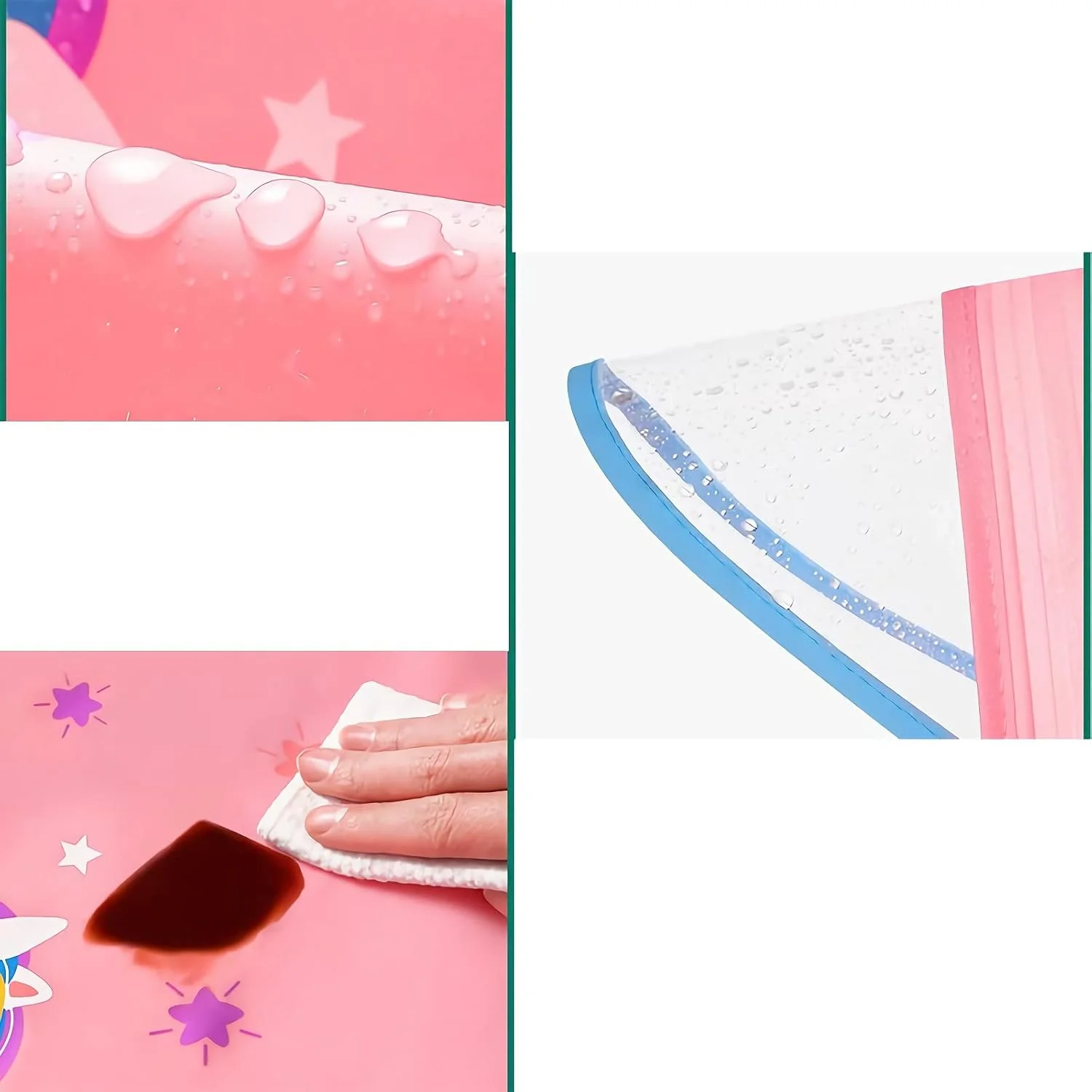 پانچو بارانی کلاه دار پسرانه دخترانه HSTiSan، بارانی شفاف کودکان مناسب فضای باز، بارانی دانش آموزی، ضد آب، بادگیر بادوام پانچو بارانی کلاه دار پسرانه دخترانه HSTiSan، بارانی شفاف کودکان مناسب فضای باز، بارانی دانش آموزی، ضد آب، بادگیر بادوام