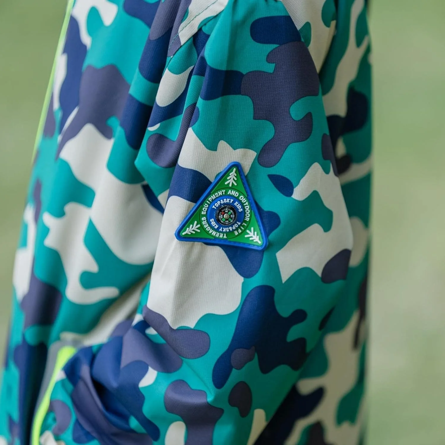 کاپشن پسرانه کلاه دار IjnUhb، بارانی استتاری بچه گانه، بادگیر ضد آب لباس بیرونی غیر رسمی کودک کاپشن پسرانه کلاه دار IjnUhb، بارانی استتاری بچه گانه، بادگیر ضد آب لباس بیرونی غیر رسمی کودک