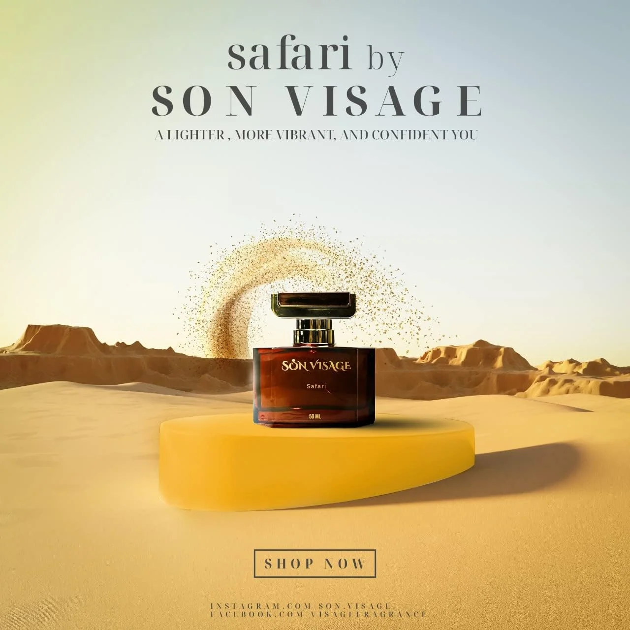 ادکلن سون ویزیج Safari by for Unisex - Eau de parfum، 50 میلی لیتر