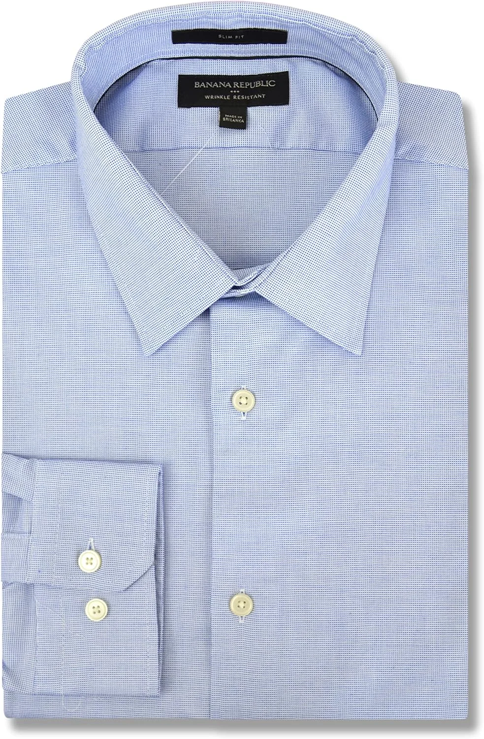 پیراهن مردانه Banana Republic مدل 801243 Slim Fit تمام پنبه ای بدون نیاز به اتو