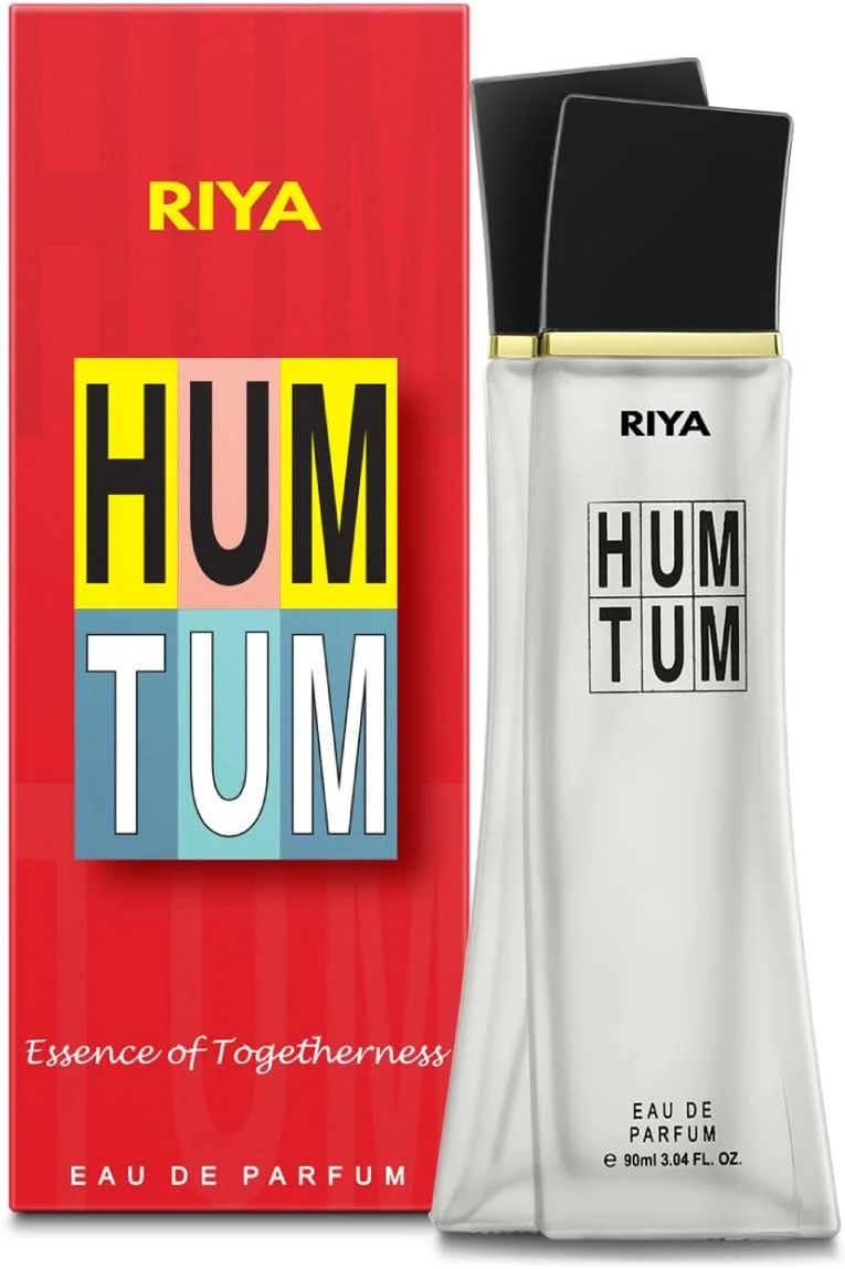 RIYA HUM TUM | جوهره با هم بودن | عطر 100 میلی لیتری مردانه و زنانه | ادو پرفیوم با ماندگاری طولانی | رایحه مرکباتی گلی تند | رایحه ملایم | اسپری عطر