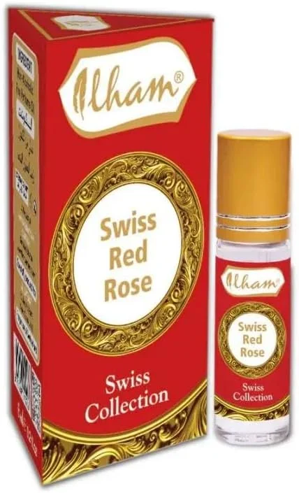 عطر روغنی گل رز سرخ، 6 میلی لیتر، بدون الکل، رایحه ماندگار