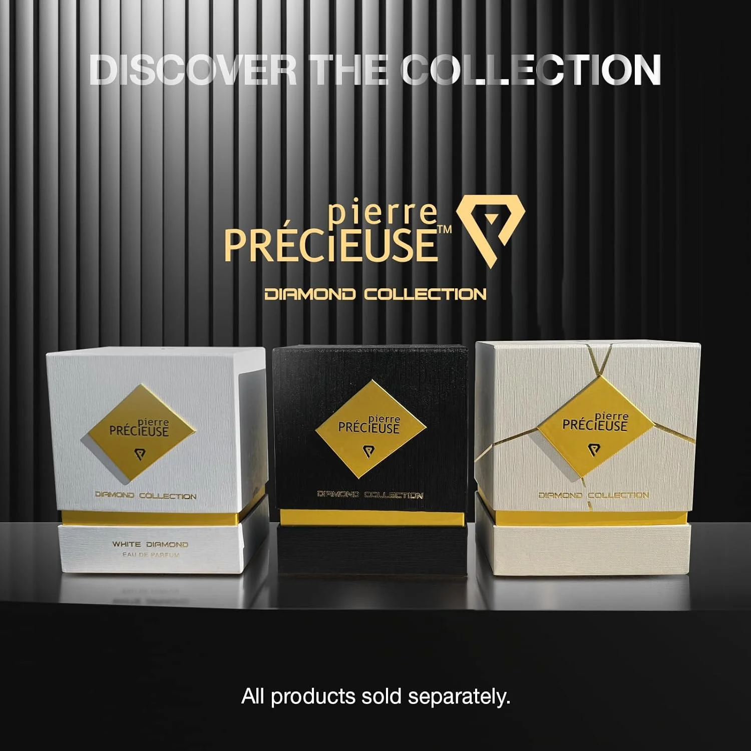 عطر унисекс премиум Pierre Precieuse Black Diamond 100ml ترکیبی از رایحه های جسورانه، لوکس بی انتها، جذابیت 24 ساعته برای هر رویداد (لیمو)