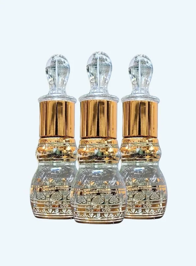 مجموعه روغن های عود-ورلد - 3 روغن عطر ممتاز با ماندگاری طولانی | بدون الکل | روغن های عطر شرقی و گلی унисекс | ست هدیه جیبی