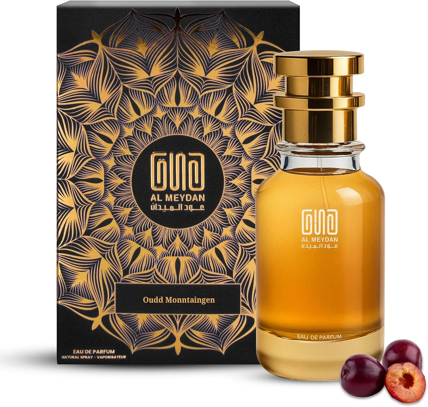 عطر روغنی عود المیدان زنانه و مردانه – الهام گرفته از عود مونتین – روغن عطر بدون الکل با رایحه لیکور، آلو، سدر، عود و چرم – ماندگاری طولانی، گرم و جسورانه (30 میلی لیتر)
