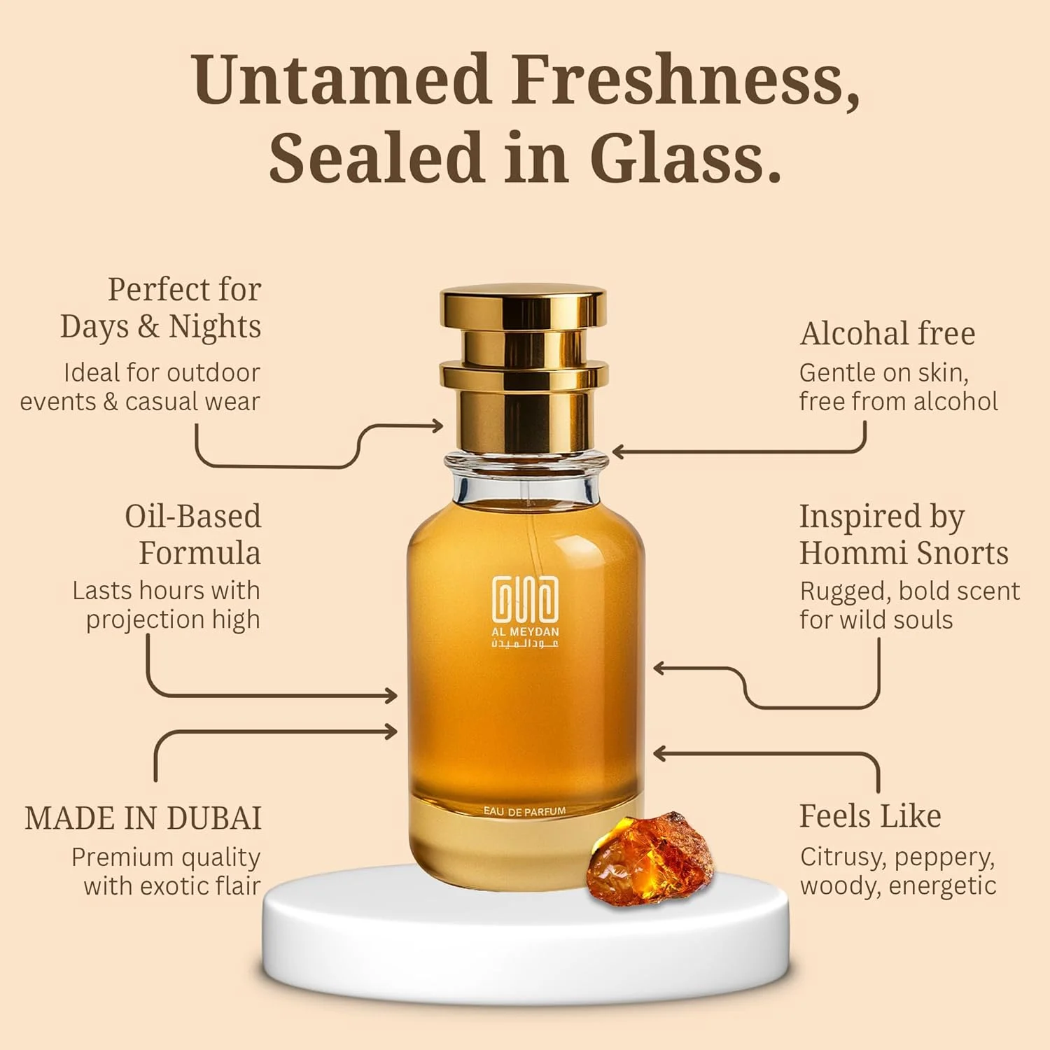 عطر روغنی زنانه عود المیدان – الهام گرفته از باس دِ سنت الیکسیر – روغن عطر گلی کهربایی ماندگار با فلفل صورتی، بلادونا و عنبر – ماندگاری 8-10 ساعته (50 میلی لیتر) عطر روغنی زنانه عود المیدان – الهام گرفته از باس دِ سنت الیکسیر – روغن عطر گلی کهربایی ماندگار با فلفل صورتی، بلادونا و عنبر – ماندگاری 8-10 ساعته (50 میلی لیتر)