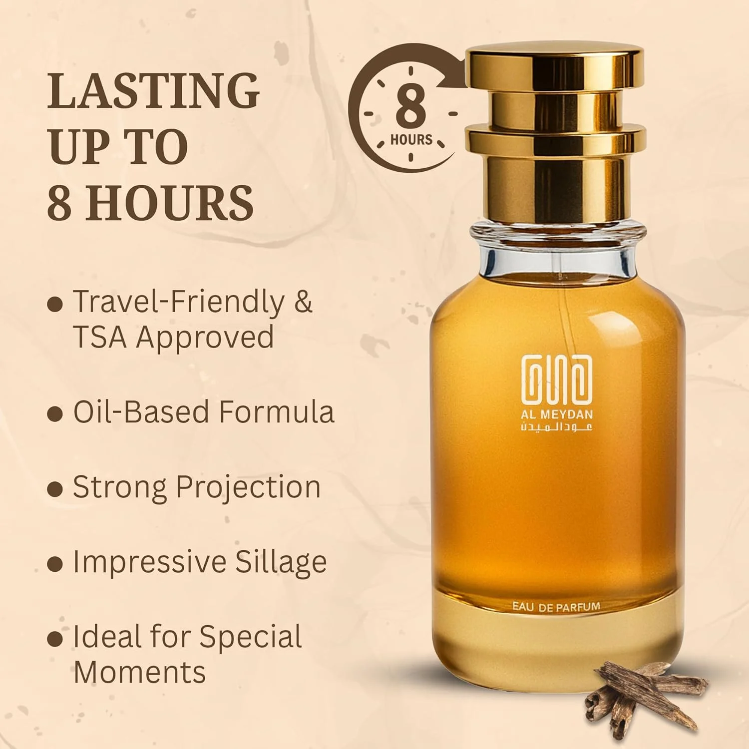 عطر روغنی عود المیدان زنانه و مردانه – مشابه عطر امیر ال عود اینتنسیفاید – عطر روغنی چوبی و شیرین بدون الکل با رایحه عود، وانیل و چوب صندل – ماندگاری طولانی 8 تا 10 ساعت (50 میلی لیتر) عطر روغنی عود المیدان زنانه و مردانه – مشابه عطر امیر ال عود اینتنسیفاید – عطر روغنی چوبی و شیرین بدون الکل با رایحه عود، وانیل و چوب صندل – ماندگاری طولانی 8 تا 10 ساعت (50 میلی لیتر)