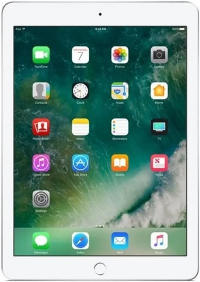 آیپد 9.7 اینچی اپل (بازسازی شده) (نسل ششم 2018)، Wi-Fi، 128 گیگابایت، نقره ای [همراه با فیس تایم]