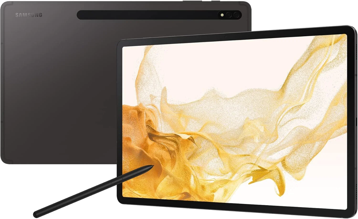 تبلت اندروید سامسونگ گلکسی تب S8+، صفحه نمایش 12.4 اینچی LCD، حافظه 128 گیگابایتی، قلم S Pen شامل، Qualcomm Snapdragon، باتری تمام روز، دوربین فوق عریض، WiFi، گرافیت (نسخه امارات)
