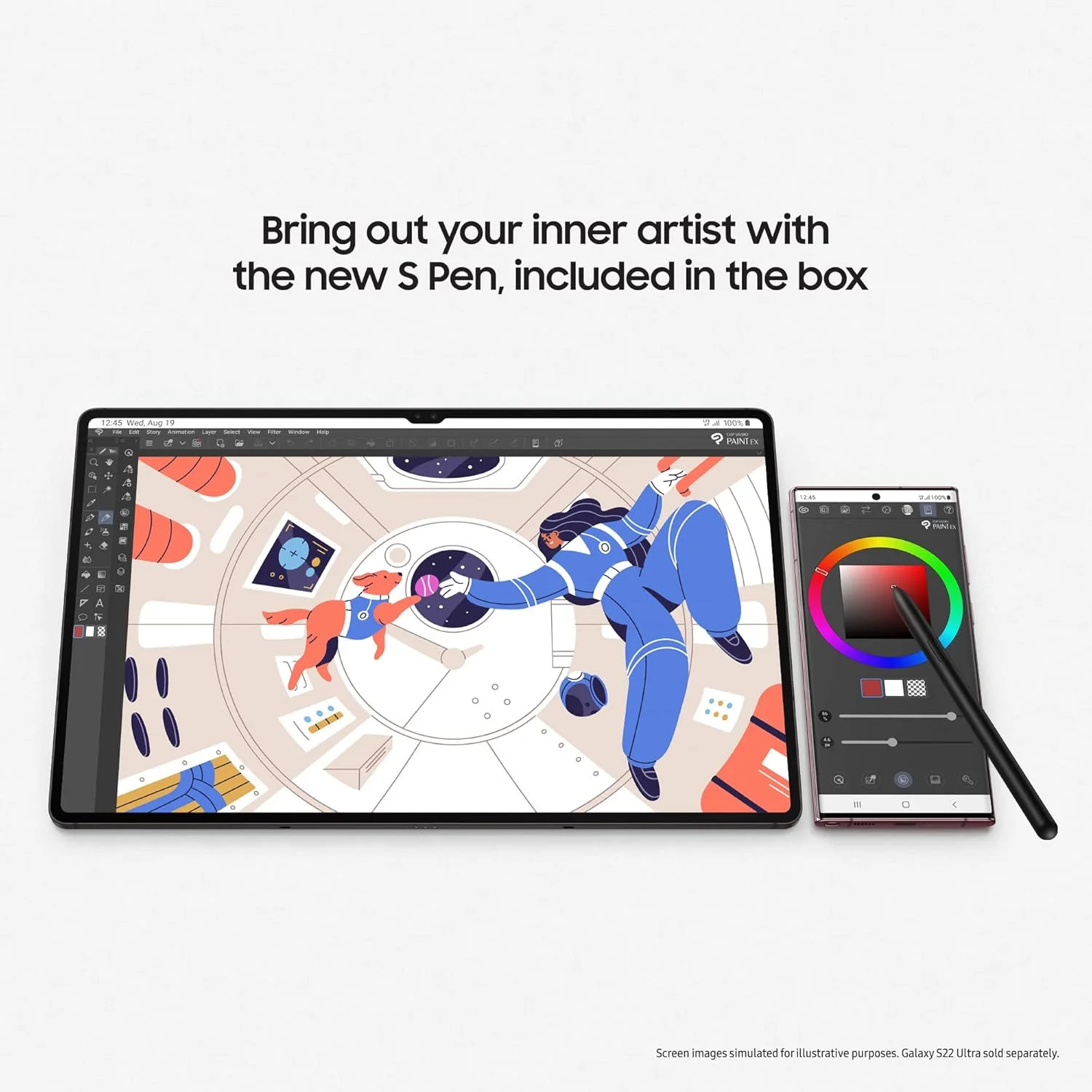 تبلت اندروید سامسونگ گلکسی تب S8+، صفحه نمایش 12.4 اینچی LCD، حافظه 128 گیگابایتی، قلم S Pen شامل، Qualcomm Snapdragon، باتری تمام روز، دوربین فوق عریض، WiFi، گرافیت (نسخه امارات) تبلت اندروید سامسونگ گلکسی تب S8+، صفحه نمایش 12.4 اینچی LCD، حافظه 128 گیگابایتی، قلم S Pen شامل، Qualcomm Snapdragon، باتری تمام روز، دوربین فوق عریض، WiFi، گرافیت (نسخه امارات)