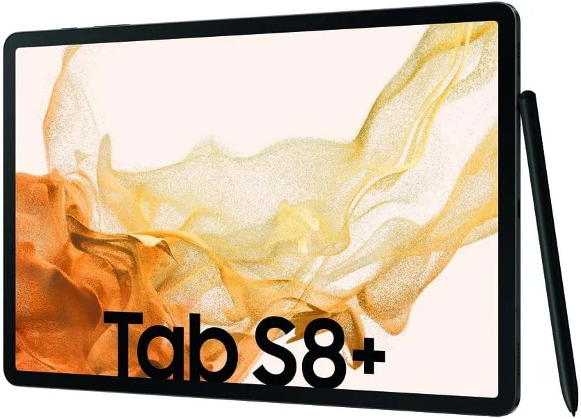 تبلت سامسونگ X800N Galaxy Tab S8+ Wi-Fi با حافظه 512 گیگابایت (گرافیتی) صفحه نمایش 12.4 اینچی WQXGA+/ هشت هسته ای/ 8 گیگابایت رم/ 512 گیگابایت حافظه/ اندروید