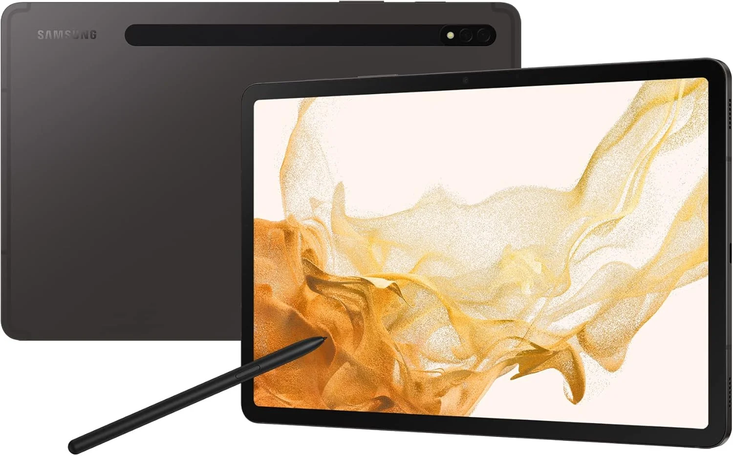 تبلت اندروید سامسونگ گلکسی تب S8+ با صفحه نمایش 12.4 اینچ، حافظه 128 گیگابایت، 5G، رنگ گرافیت (نسخه انگلستان)