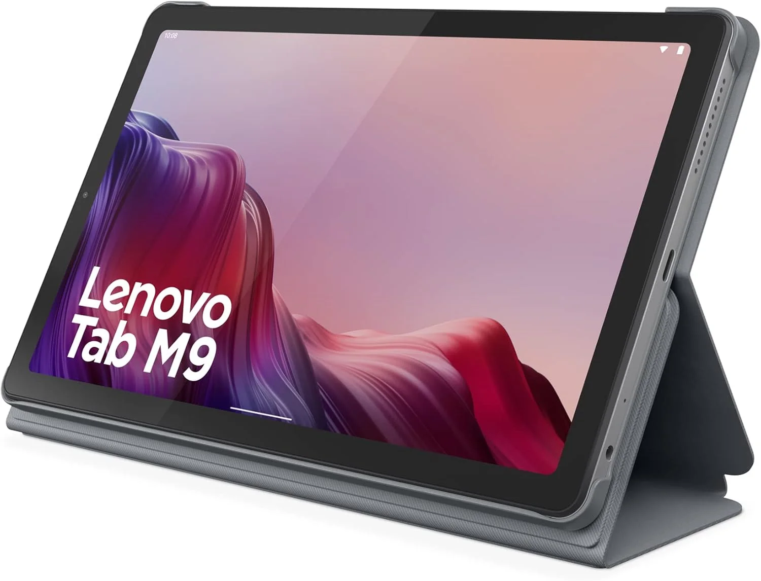 تبلت Lenovo Tab M9-2023 - عمر باتری طولانی - صفحه نمایش 9 اینچی HD - دوربین جلو 2 مگاپیکسل و دوربین عقب 8 مگاپیکسل - 3 گیگابایت حافظه رم - 32 گیگابایت حافظه داخلی - اندروید 12 یا بالاتر - همراه با کیف محافظ، خاکستری