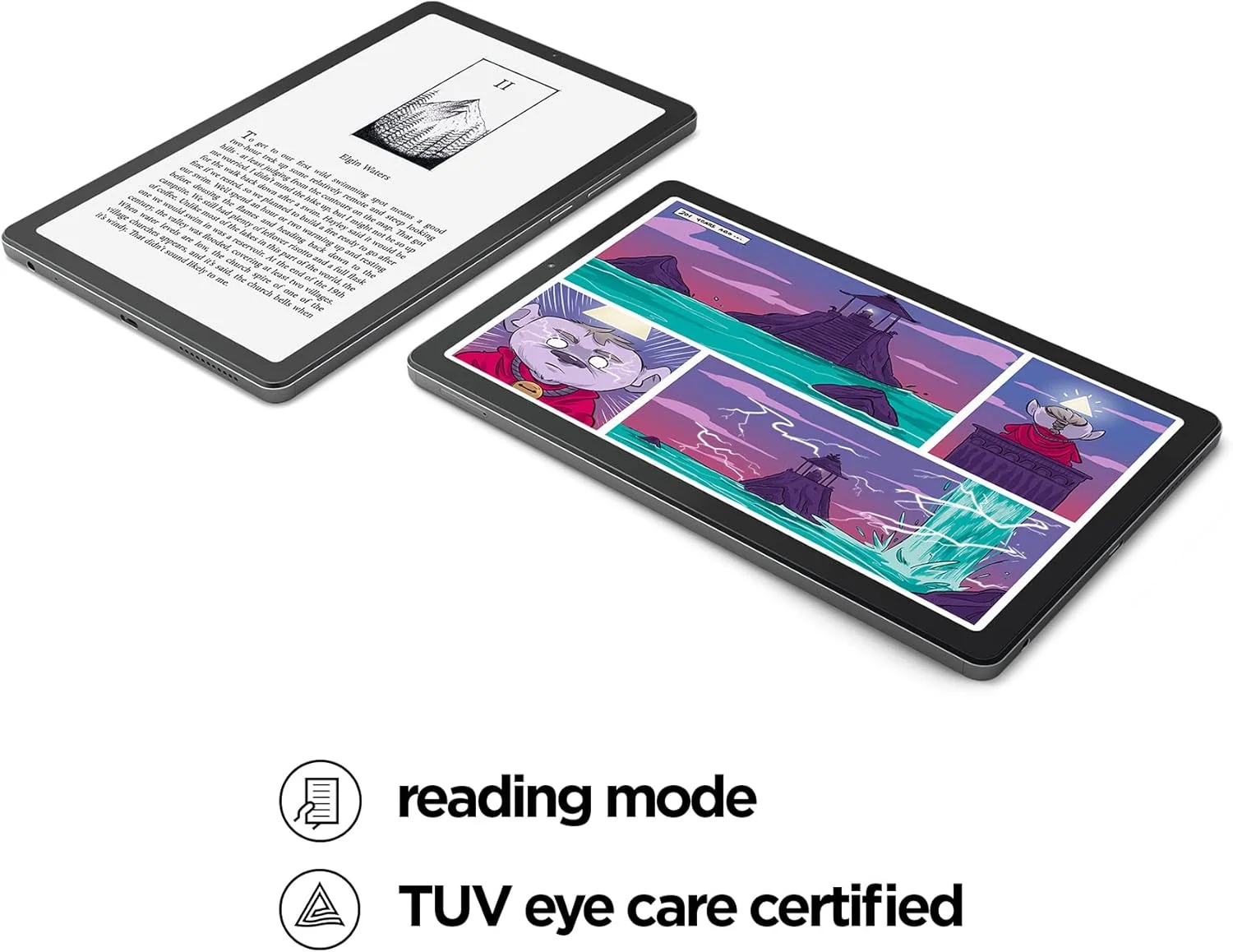 تبلت Lenovo Tab M9-2023 - عمر باتری طولانی - صفحه نمایش 9 اینچی HD - دوربین جلو 2 مگاپیکسل و دوربین عقب 8 مگاپیکسل - 3 گیگابایت حافظه رم - 32 گیگابایت حافظه داخلی - اندروید 12 یا بالاتر - همراه با کیف محافظ، خاکستری