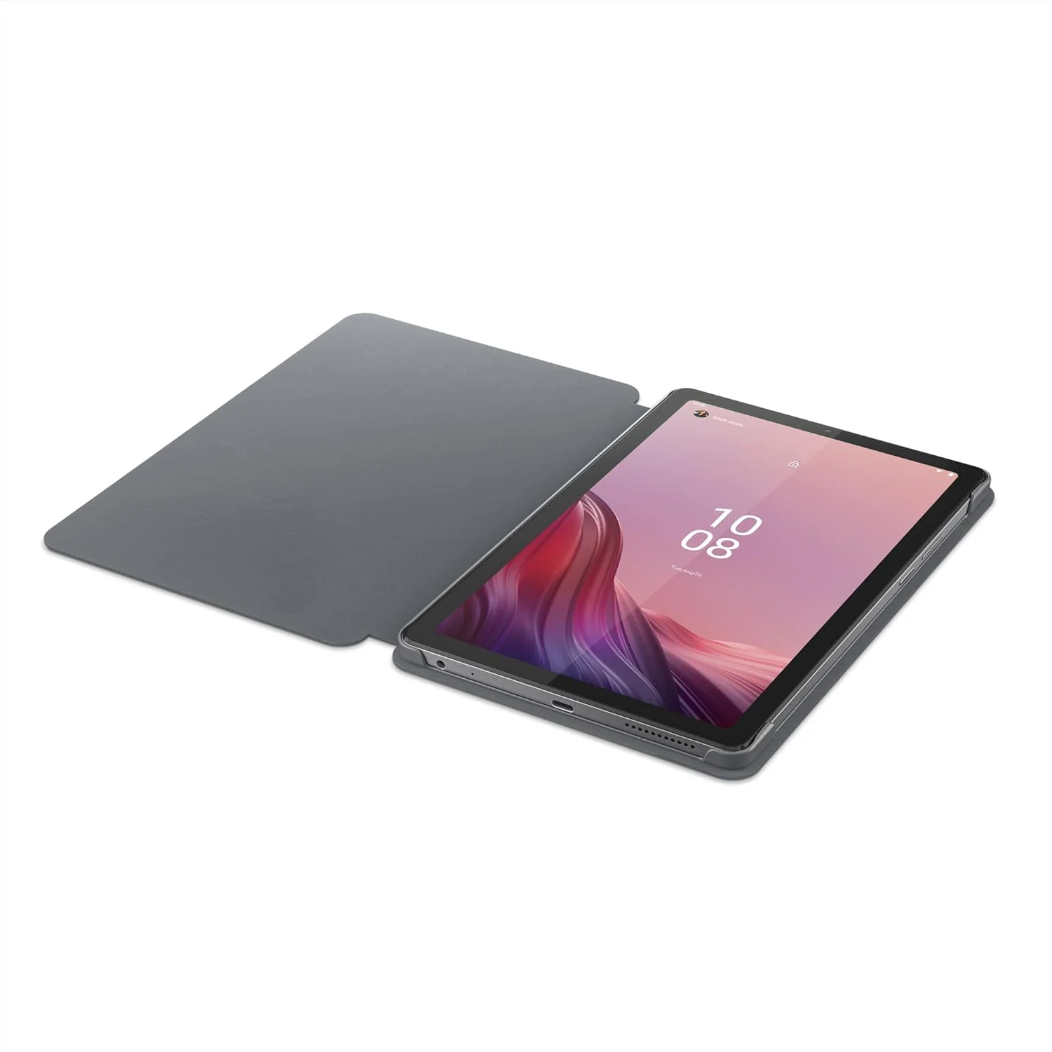 تبلت Lenovo Tab M9-2023 - عمر باتری طولانی - صفحه نمایش 9 اینچی HD - دوربین جلو 2 مگاپیکسل و دوربین عقب 8 مگاپیکسل - 3 گیگابایت حافظه رم - 32 گیگابایت حافظه داخلی - اندروید 12 یا بالاتر - همراه با کیف محافظ، خاکستری