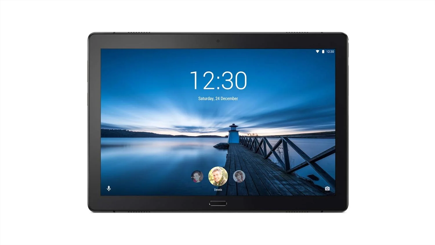 تبلت اندروید 10.1 اینچی Lenovo Tab P10 با پردازنده 1.8 گیگاهرتز، حافظه 64 گیگابایت، رنگ مشکی تخته سنگی مدل ZA440163US