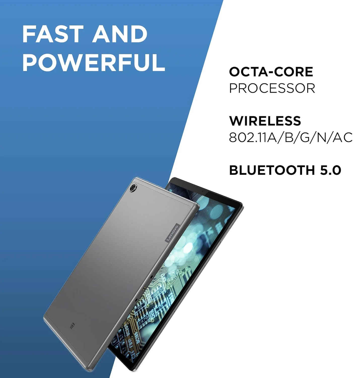 تبلت 10.3 اینچی FHD لنوو Tab M10 Plus به همراه استند شارژ – (هشت هسته ای 2.3 گیگاهرتز، 2 گیگابایت رم، 32 گیگابایت eMMC، اندروید پای) – خاکستری آهنی