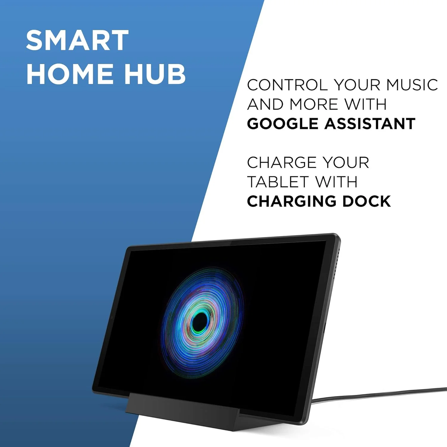 تبلت 10.3 اینچی FHD لنوو Tab M10 Plus به همراه استند شارژ – (هشت هسته ای 2.3 گیگاهرتز، 2 گیگابایت رم، 32 گیگابایت eMMC، اندروید پای) – خاکستری آهنی