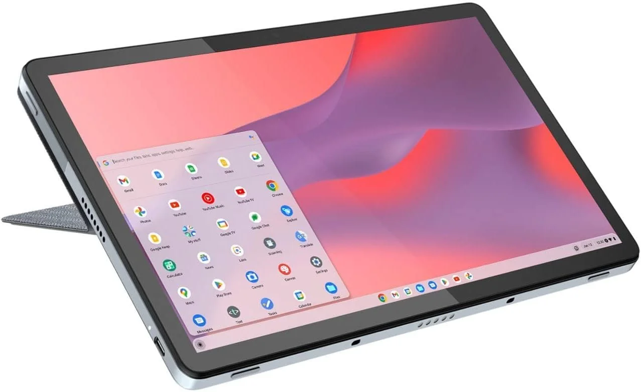 لنوو - IdeaPad Duet 3 Chromebook - تبلت 2 در 1 لمسی 11.0 اینچی (2000x1200) - رم 4G Snapdragon 7cG2 - حافظه 128G eMMC - همراه با صفحه کلید - آبی خاکستری