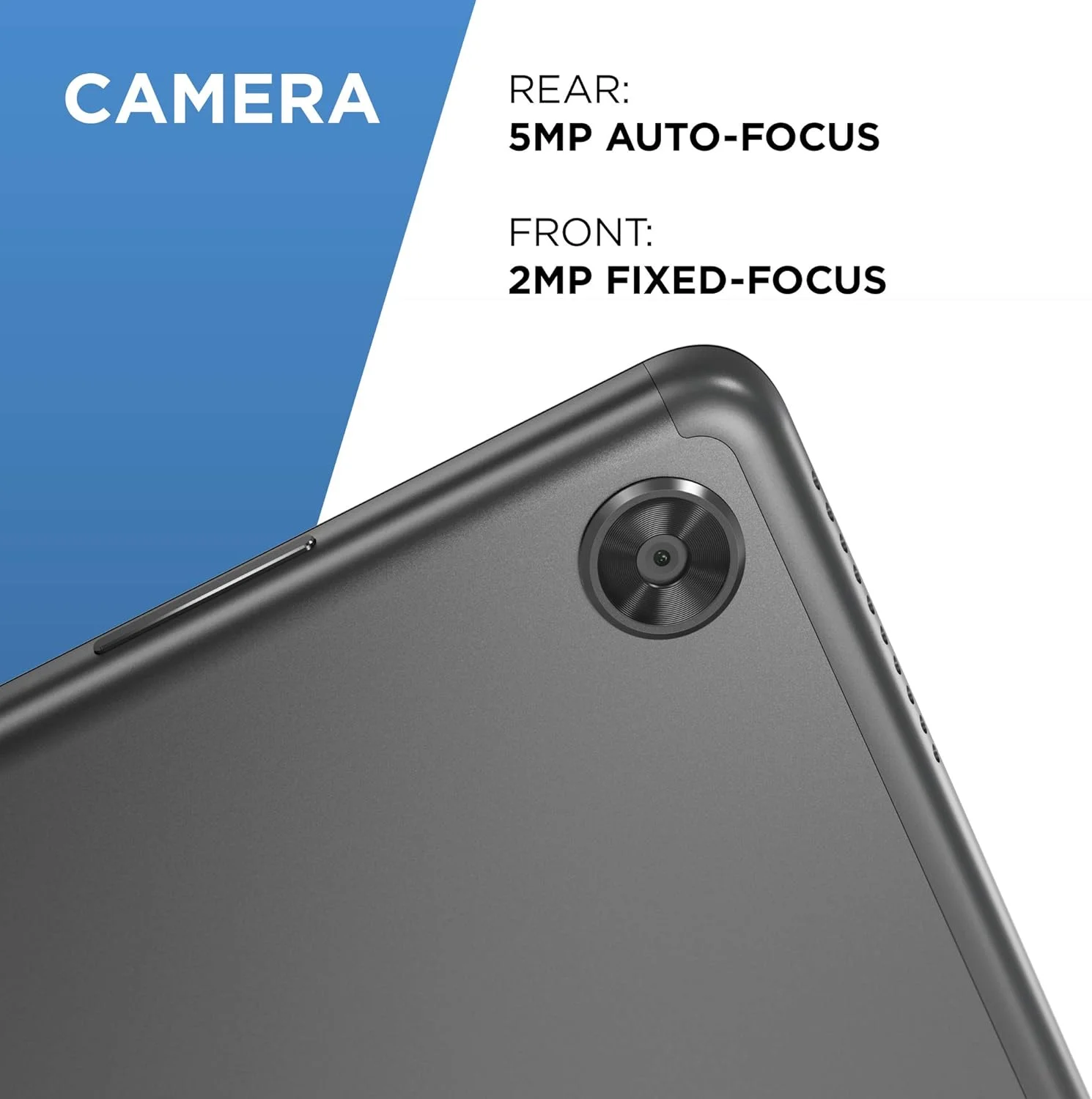 تبلت 8 اینچی HD لنوو Tab M8 - (چهار هسته ای 2.0 گیگاهرتز، 2 گیگابایت رم، 32 گیگابایت eMMC، اندروید پای) - خاکستری آهنی