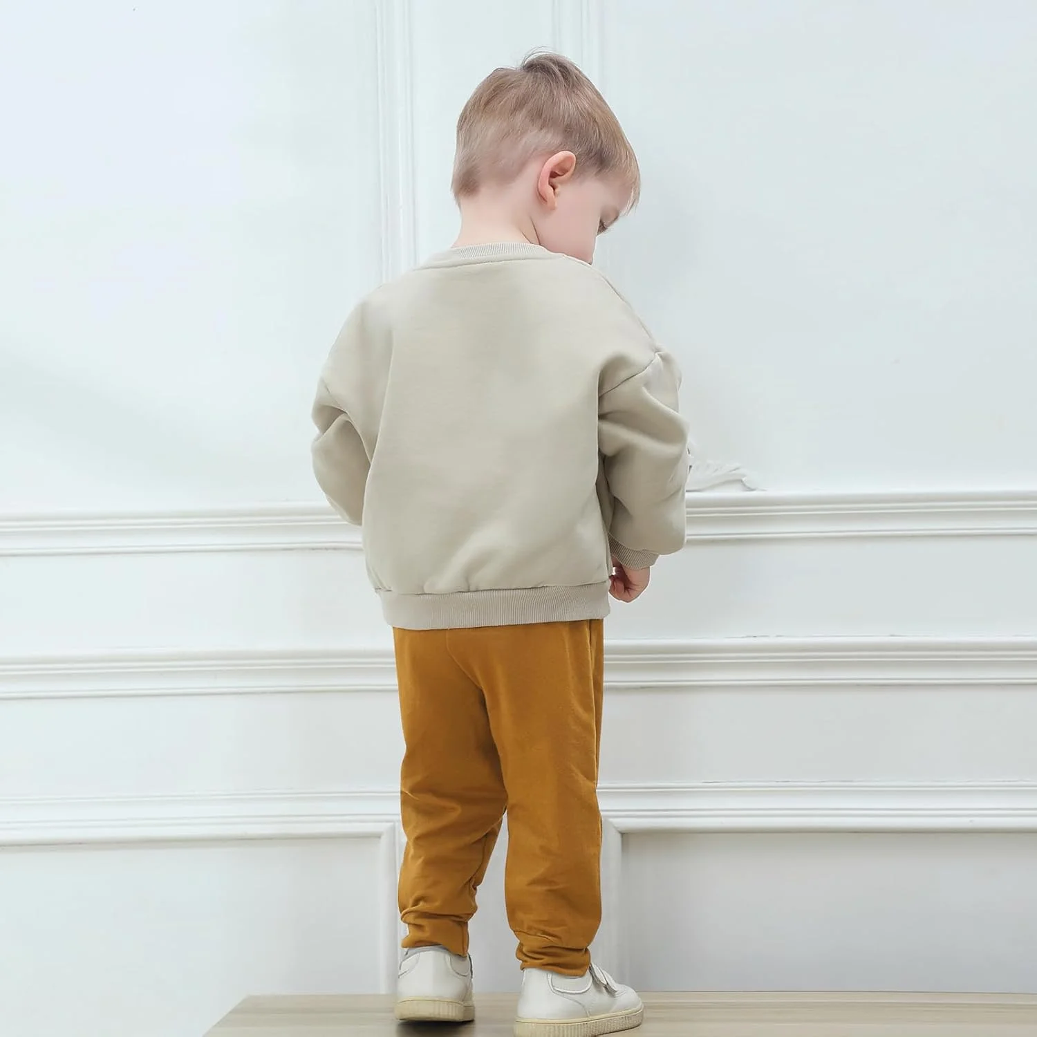 ست 3 عددی شلوار پسرانه U·nikaka، شلوار راحتی کودک نوپا، شلوار ورزشی نوزادی، شلوار و لگینگ پنبه ای انعطاف پذیر