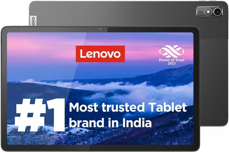 تبلت لنوو Tab P11 5G FHD | 11 اینچ (27.94 سانتی متر) | 6 گیگابایت رم، 128 گیگابایت رام قابل ارتقا | Wi-Fi+5G | نمایشگر 2K | پردازنده Qualcomm Snapdragon 750G | چهار بلندگوی JBL با Dolby Atmos (خاکستری طوفانی، ZA8Y0082IN)