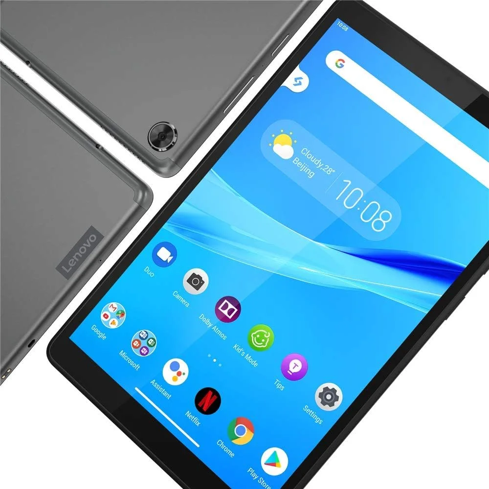تبلت اندرویدی Lenovo Smart Tab M8 با Google Assistant | صفحه نمایش 8 اینچی HD | 32 گیگابایت | ایستگاه شارژ هوشمند | WiFi | 2 گیگابایت رم | خاکستری آهنی