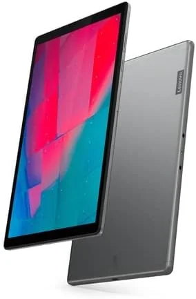 تبلت لنوو Tab M10 HD (نسل دوم) به همراه کاور - تبلت 10.1 اینچی HD (MediaTek Helio P22T، رم 2 گیگابایتی، حافظه 32 گیگابایتی قابل ارتقا تا 1 ترابایت، 2 بلندگو، WiFi + بلوتوث، اندروید 10) - خاکستری