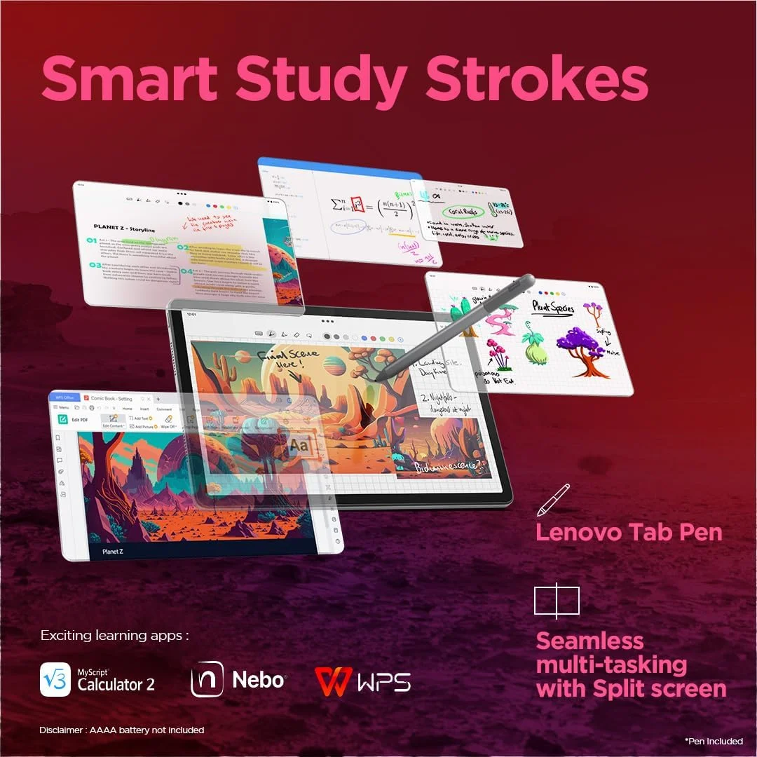 تبلت لنوو Tab M11 با قلم | اتصال Wi-Fi | رم 8 گیگابایت، رام 128 گیگابایت | صفحه نمایش 11 اینچی | 90 هرتز، 72% NTSC، نمایشگر FHD | چهار بلندگو با Dolby Atmos | پردازنده هشت هسته ای | دوربین عقب 13 مگاپیکسل، سبز تبلت لنوو Tab M11 با قلم | اتصال Wi-Fi | رم 8 گیگابایت، رام 128 گیگابایت | صفحه نمایش 11 اینچی | 90 هرتز، 72% NTSC، نمایشگر FHD | چهار بلندگو با Dolby Atmos | پردازنده هشت هسته ای | دوربین عقب 13 مگاپیکسل، سبز