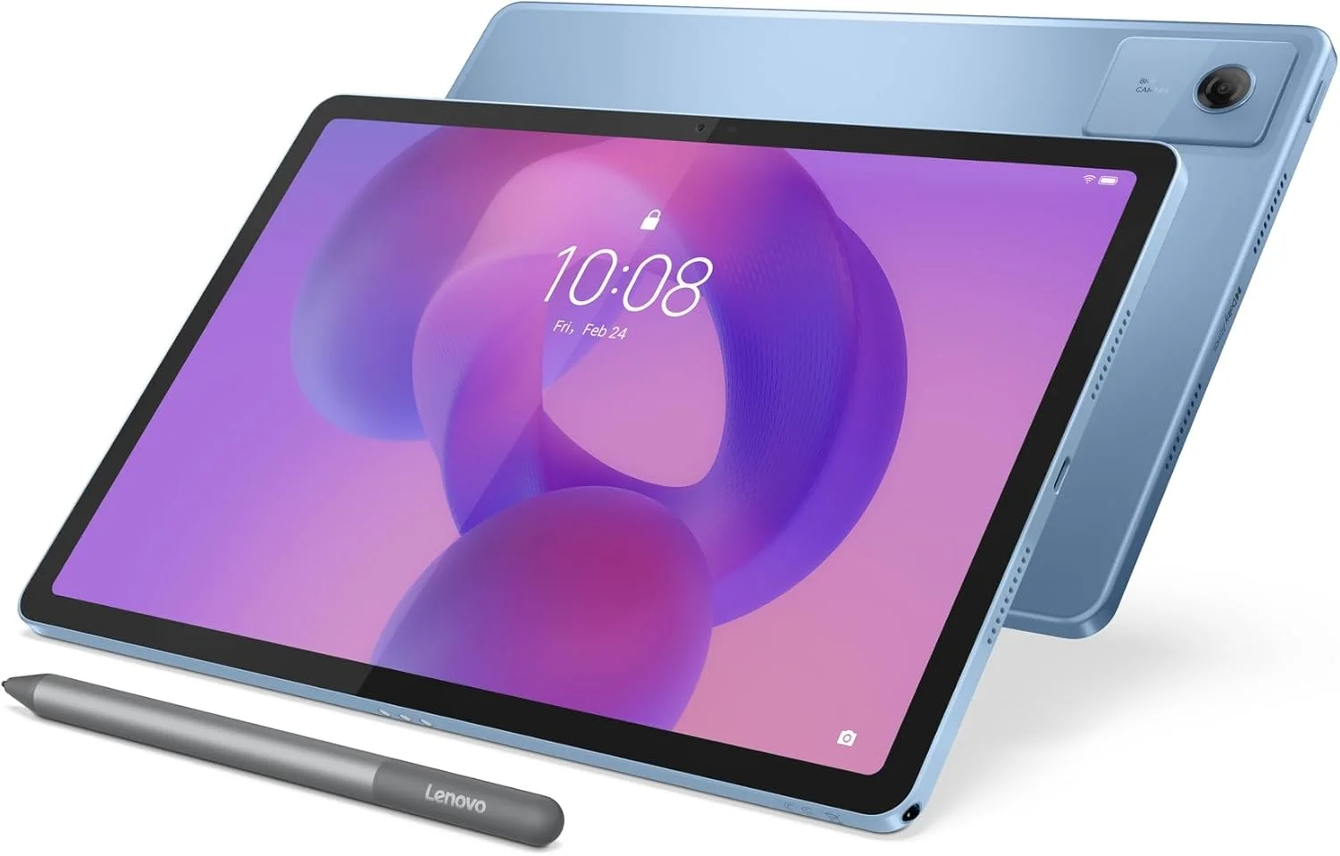 تبلت لنوو Idea Tab با نمایشگر 11 اینچی 2.5K (2560 x 1600) 90 هرتز، پردازنده Mediatek Dimension 6300، رم 8 گیگابایت، حافظه 128 گیگابایت، WiFi 5، اندروید 15، قلم تبلت شامل - آبی قطبی