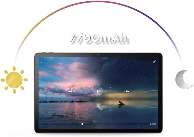 تبلت لنوو Tab P11 (نسل دوم) TB350XU، صفحه نمایش لمسی 11.5 اینچی 2K، پردازنده MediaTek Helio G99، 4 گیگابایت رم/128 گیگابایت حافظه داخلی، دوربین 8+13 مگاپیکسل، 4G LTE، وای فای، اندروید، خاکستری طوفانی - ZABG0170AE تبلت لنوو Tab P11 (نسل دوم) TB350XU، صفحه نمایش لمسی 11.5 اینچی 2K، پردازنده MediaTek Helio G99، 4 گیگابایت رم/128 گیگابایت حافظه داخلی، دوربین 8+13 مگاپیکسل، 4G LTE، وای فای، اندروید، خاکستری طوفانی - ZABG0170AE