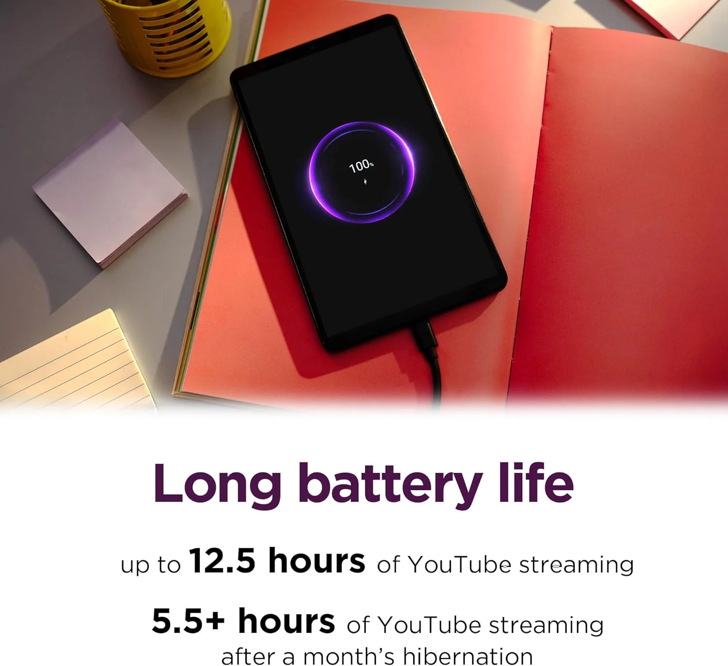 تبلت سبک وزن Lenovo Tab One - تا 12.5 ساعت پخش یوتیوب - صفحه نمایش 8.7 اینچی HD - حافظه 4 گیگابایتی - حافظه داخلی 64 گیگابایتی - MediaTek Helio G85 - شامل کیف محافظ تبلت سبک وزن Lenovo Tab One - تا 12.5 ساعت پخش یوتیوب - صفحه نمایش 8.7 اینچی HD - حافظه 4 گیگابایتی - حافظه داخلی 64 گیگابایتی - MediaTek Helio G85 - شامل کیف محافظ