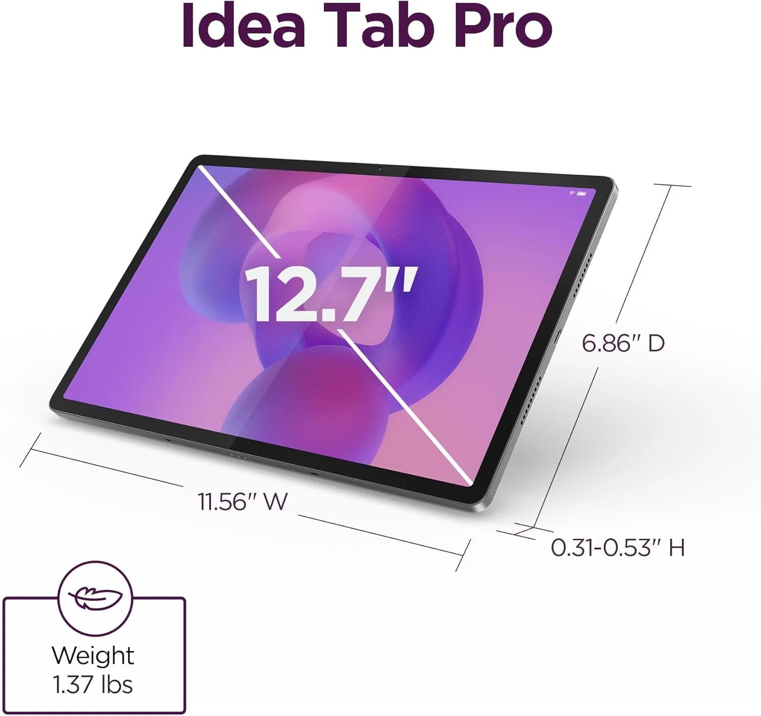 تبلت دانشجویی Lenovo Idea Tab Pro - Google Gemini - صفحه نمایش 12.7 اینچی 3K LCD - حافظه 8 گیگابایتی - حافظه 128 گیگابایتی - MediaTek Dimensity 8300 - شامل قلم و کیف تاشو تبلت دانشجویی Lenovo Idea Tab Pro - Google Gemini - صفحه نمایش 12.7 اینچی 3K LCD - حافظه 8 گیگابایتی - حافظه 128 گیگابایتی - MediaTek Dimensity 8300 - شامل قلم و کیف تاشو