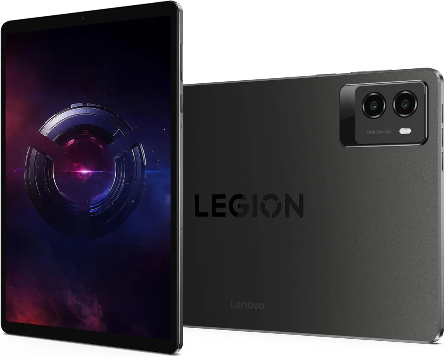 تبلت لنوو Legion با صفحه نمایش 8.8 اینچی 2.5K تا 900 نیت 165 هرتز + کاور فولیو و محافظ صفحه شیشه ای با پردازنده Snapdragon(r) 8 Gen 3، رم 12 گیگابایتی، حافظه 256 گیگابایتی، پردازنده گرافیکی Adreno، دو پورت USB-C، اندروید 14، مشکی اکلیپس [ZAEF0016AE]