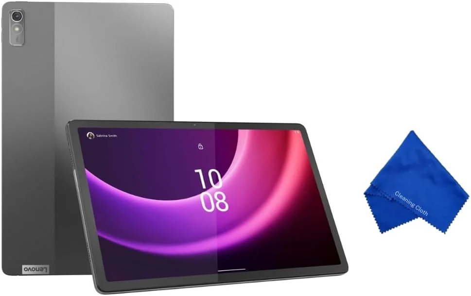 تبلت اندرویدی وای فای 11.5 اینچی 2K لنوو P11 نسل 2 - MediaTek Helio G99، رم 4 گیگابایت، حافظه داخلی 128 گیگابایت eMMC (همراه با پارچه میکروفایبر) - خاکستری طوفانی (ZABF0060US)