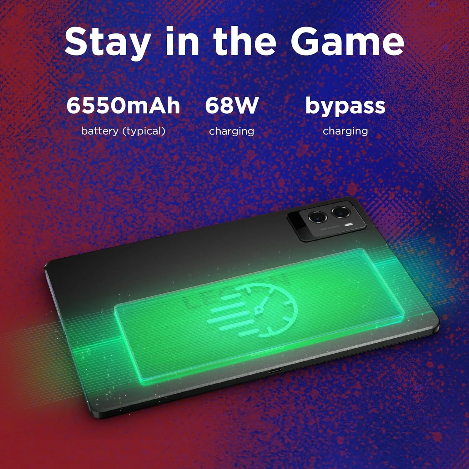 تبلت لنوو Legion با صفحه نمایش 8.8 اینچی 2.5K تا 900 نیت 165 هرتز + کاور فولیو و محافظ صفحه شیشه ای با پردازنده Snapdragon(r) 8 Gen 3، رم 12 گیگابایتی، حافظه 256 گیگابایتی، پردازنده گرافیکی Adreno، دو پورت USB-C، اندروید 14، مشکی اکلیپس [ZAEF0016AE]