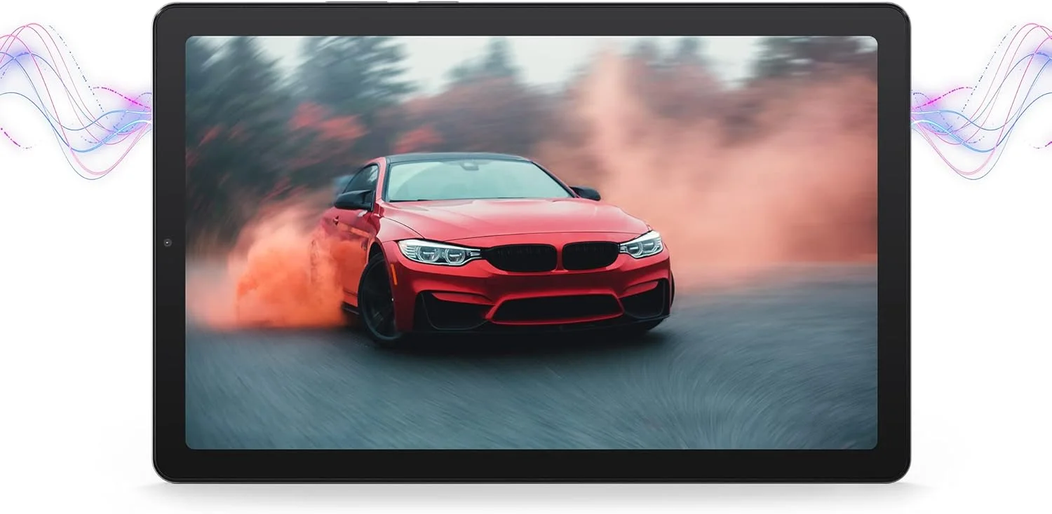 تبلت لنوو Tab M9 به همراه کاور شفاف و محافظ صفحه نمایش، 9 اینچ HD (1340x800) IPS 400nits ضد اثر انگشت، صفحه نمایش لمسی، پردازنده MediaTek Helio G80، رم 4 گیگابایت، حافظه SSD 64 گیگابایت، اندروید 12 - [ZAC30052AE]، خاکستری قطبی