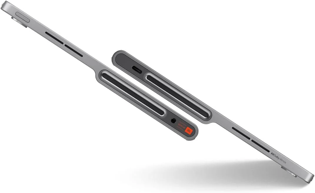 لنوو تب پلاس به همراه کاور، صفحه نمایش لمسی 11.5 اینچی 2K 90 هرتز، پردازنده MediaTek Helio G99 2.2GHz، رم 8 گیگابایتی، حافظه 256 گیگابایتی، هشت بلندگوی JBL Hi-Fi، اشتراک‌گذاری صفحه نمایش، حالت بلندگو، A14، خاکستری Luna [ZADX0108AE]