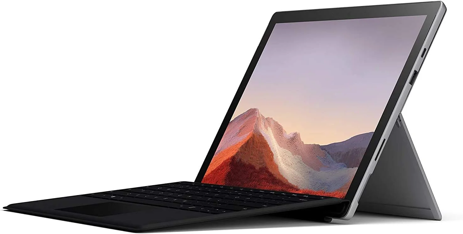 مایکروسافت سرفیس پرو 7 اینتل Quad Core i7 نسل دهم I7 1065G7 1.3 گیگاهرتز، 16 گیگابایت رم، 1 ترابایت SSD، 12.3 اینچ 2736 x 1824، 2 دوربین جلو 5.0 مگاپیکسل، بلوتوث، گرافیک Intel Iris Plus، ویندوز 10 پرو، پلاتینیوم، PVV-00001 مایکروسافت سرفیس پرو 7 اینتل Quad Core i7 نسل دهم I7 1065G7 1.3 گیگاهرتز، 16 گیگابایت رم، 1 ترابایت SSD، 12.3 اینچ 2736 x 1824، 2 دوربین جلو 5.0 مگاپیکسل، بلوتوث، گرافیک Intel Iris Plus، ویندوز 10 پرو، پلاتینیوم، PVV-00001