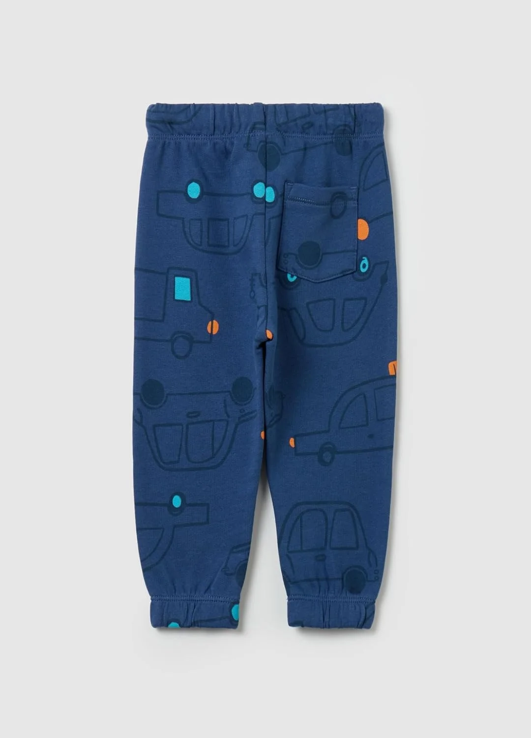 شلوار جاگر پشمی پسرانه OVS با بند کشی و طرح چاپی