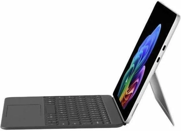 تبلت مایکروسافت سرفیس پرو 12 (2025) Copilot+ PC - 12 اینچ - Qualcomm Snapdragon X Plus - 16 گیگابایت رم - 512 گیگابایت حافظه - ویندوز 11 پرو - پلاتینیوم تبلت مایکروسافت سرفیس پرو 12 (2025) Copilot+ PC - 12 اینچ - Qualcomm Snapdragon X Plus - 16 گیگابایت رم - 512 گیگابایت حافظه - ویندوز 11 پرو - پلاتینیوم